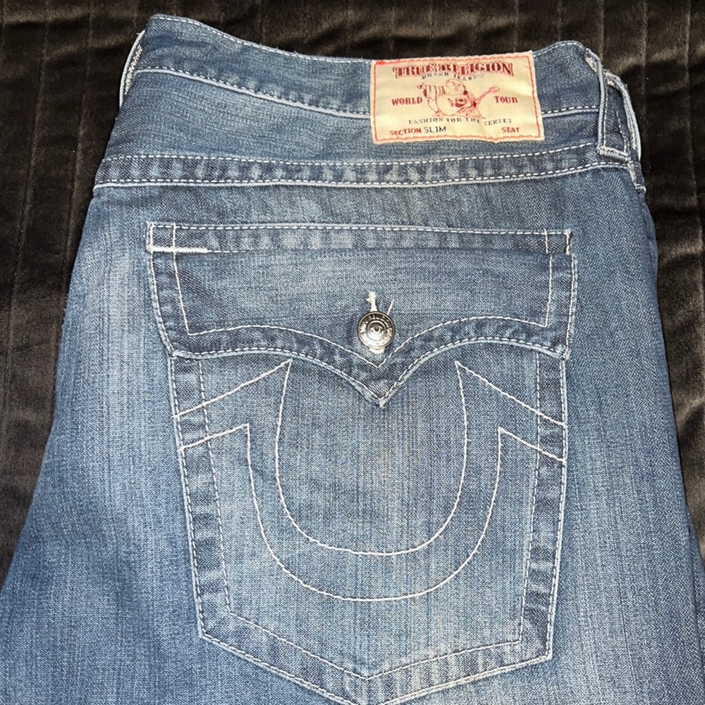 True Religion mens blue jeans